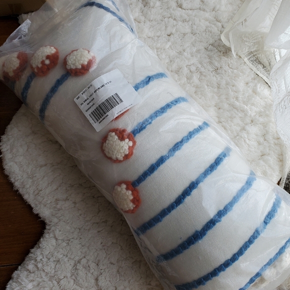 Anthropologie | Accents | Anthropologie Snow Day Pillow  Anthropologie Simal Pillow - red, white & blue
